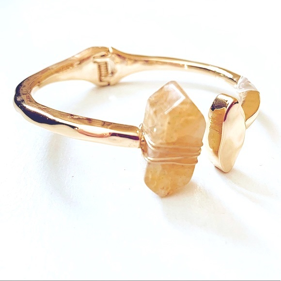 Chico's Jewelry - Genuine Yellow Agate Bracelet